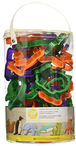 Wilton Animal Cookie Cutter Set, 50-Piece (Renewed)