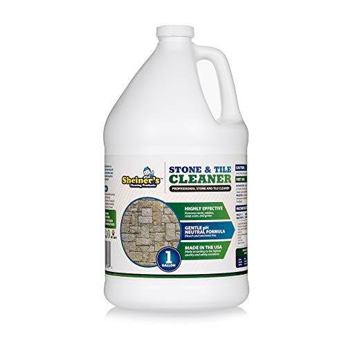Sheiner's Stone and Tile Cleaner - 1 Gallon Heavy Duty Floor Cleaner for Grout, Laminate, Natural Stone, Marble, Granite, Polished Concrete, and Travertine Surfaces