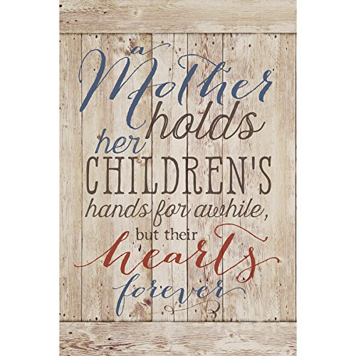 Dexsa A Mother HoldsNew Horizons Wood Plaque with Easel