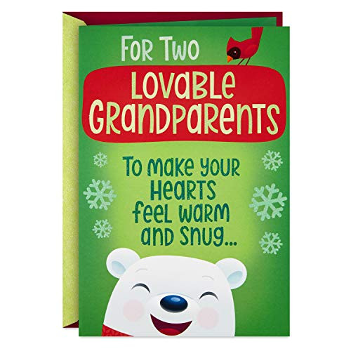 Hallmark Christmas Card for Grandparents from Kids (Pop Up Hug)