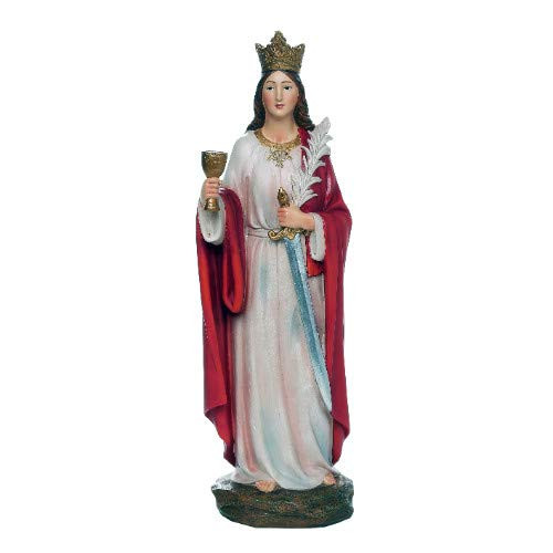Pacific Giftware Saint Barbara Great Martyr Barbara Catholic Religous Figurine Sculpture 12 Inch