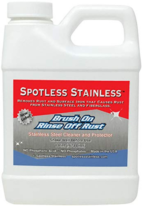 Spotless Stainless Marine Rust Remover and Protectant - 16 Ounce (Pint)
