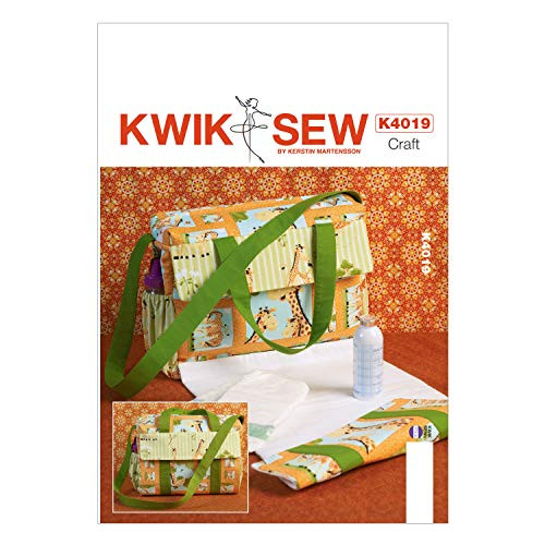 KWIK-SEW PATTERNS K4019 Diaper Bag Sewing Template, One Size