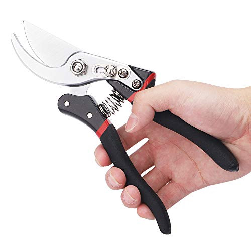 N / A Pruning Shears Hand Pruner Garden Hand Tools Scissors,Black,8.3 inch