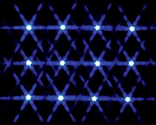Lemax Christmas Village 12 Lighted Star String Blue