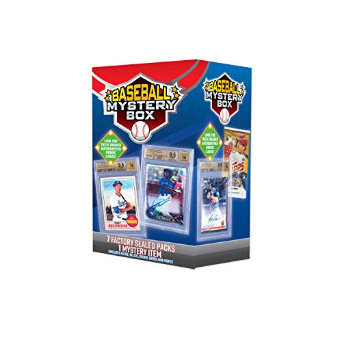 2020 MLB Baseball Trading Cards Value Box - 7 Factory Sealed Packs | 1 Mystery Item | Find Graded Auto Rookie Cards