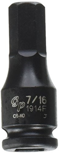 Grey Pneumatic (1914F 3/8" Drive x 7/16" Hex Driver Socket