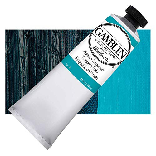Gamblin Artist Oil 37Ml Phthalo Turquoise