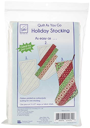 June Tailor Inc JT-1470 Quilt As You Go Holiday Stockings Kit None 3
