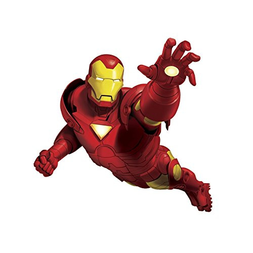 Marvel Superhero Comic - The Avengers - Tony Stark Iron Man Giant Wall Decal - Pre-Cut Peel and Stick Sticker Decor Party Decoration
