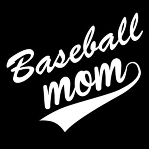CCI Baseball Mom Decal Vinyl Sticker|Cars Trucks Vans Walls Laptop| White |5.5 x 4.75 in|CCI1114 CCI Baseball Mom Decal Vinyl Sticker|Cars Trucks Vans Walls Laptop| White |5.5 x 4.75 in|CCI1114