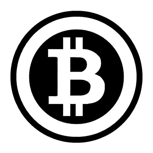CCI Bitcoin Decal Vinyl Sticker|Cars Trucks Vans Walls Laptop| Black |5.5 x 5.5 in|CCI1484 CCI Bitcoin Decal Vinyl Sticker|Cars Trucks Vans Walls Laptop| Black |5.5 x 5.5 in|CCI1484