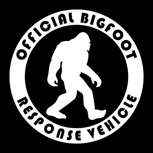CCI Official Bigfoot Response Vehicle Funny Decal Vinyl Sticker|Cars Trucks Vans Walls Laptop| White |5.5 x 5.5 in|CCI1493 CCI Official Bigfoot Response Vehicle Funny Decal Vinyl Sticker|Cars Trucks Vans Walls Laptop| White |5.5 x 5.5 in|CCI1493