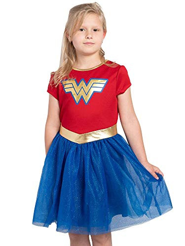 DC Comics Girls Ages 4-12 Costume Dress Up Wonder Woman (Wonder Woman, X-Large)