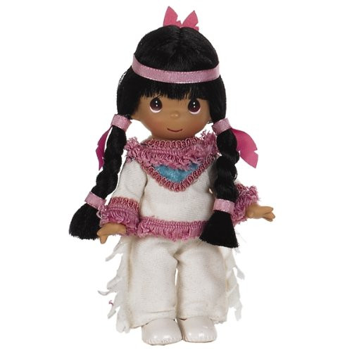 The Doll Maker Precious Moments Dolls, Linda Rick, Ten Little Indians,4 Little Indian, 7 inch Doll The Doll Maker Precious Moments Dolls, Linda Rick, Ten Little Indians,4 Little Indian, 7 inch Doll