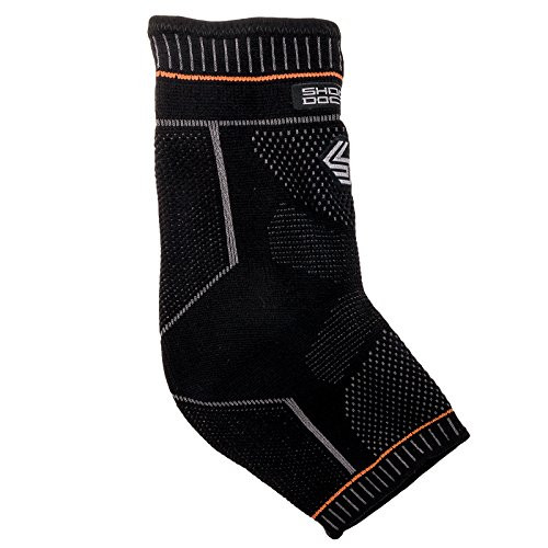 Shock Doctor Ultra Compression Ankle Support with Gel Support Adult Black/Grey X Small
