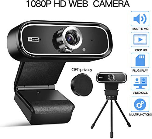 PC Webcam : 1080P Full HD Webcam USB Desktop & Laptop Webcam Live Streaming Webcam with Microphone Widescreen HD Video Webcam 90-Degree Extended View for Video Calling (HD Webcam) PC Webcam : 1080P Full HD Webcam USB Desktop & Laptop Webcam Live Streaming Webcam with Microphone Widescreen HD Video Webcam 90-Degree Extended View for Video Calling (HD Webcam)