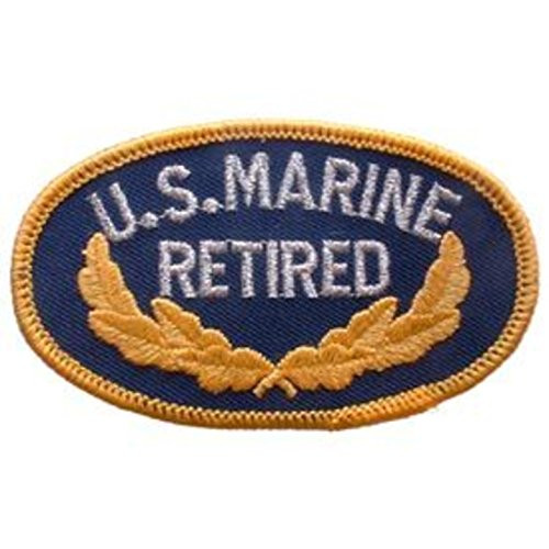 EagleEmblems PM0109 Patch-USMC,Oval,Veteran (3.5'')