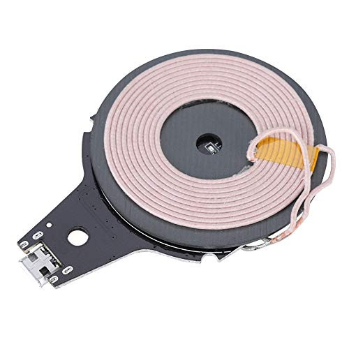 ASHATA Wireless Charger Transmitter, Qi Wireless Charger Charging Transmitter Module Charger USB PCBA + Coil for Samsung Tablet, iPhone ASHATA Wireless Charger Transmitter, Qi Wireless Charger Charging Transmitter Module Charger USB PCBA + Coil for Samsung Tablet, iPhone