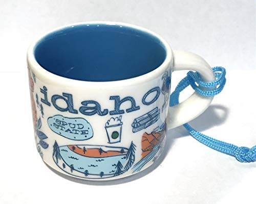 New Starbucks IDAHO Been There Collection Ceramic Coffee Mug Demitasse Ornament 2 oz