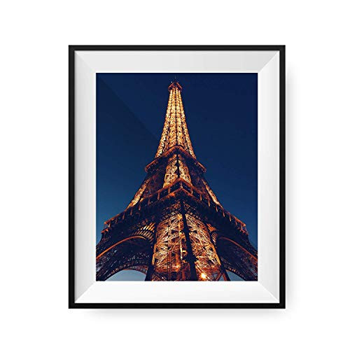 Eiffel Tower - Wall Decor Poster Print - Modern Urban Fine Art Display - Unframed - 11" x 14" Eiffel Tower - Wall Decor Poster Print - Modern Urban Fine Art Display - Unframed - 11" x 14"