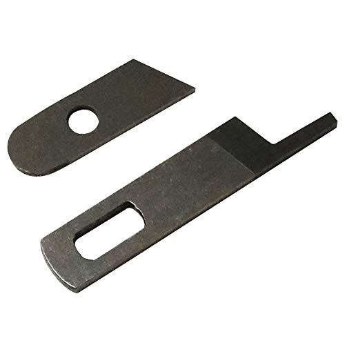 CUMUO Upper Knife 412585 & Lower Knife 550449 for Singer 14U 14CG754, 14SH654, 14SH644, 14SH744 Pfaff 4762 4772 Serger Machine