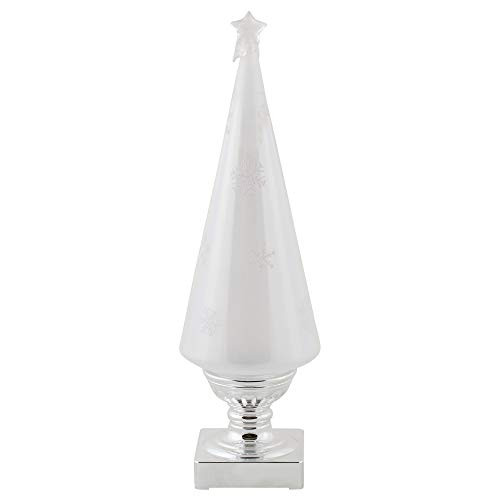 Midwest-CBK Lighted LED Star Tree Silver Toned 14 x 4 Acrylic Christmas Holiday Figurine Midwest-CBK Lighted LED Star Tree Silver Toned 14 x 4 Acrylic Christmas Holiday Figurine