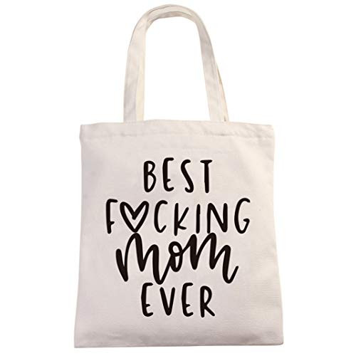 Chillake Best Mom Ever Natural Cotton Canvas 12 Oz Reusable Hand Made Tote Bag - Funny Mom Market Grocery Tote Bag Gifts for Mother's Day/Birthday/Christmas Chillake Best Mom Ever Natural Cotton Canvas 12 Oz Reusable Hand Made Tote Bag - Funny Mom Market Grocery Tote Bag Gifts for Mother's Day/Birthday/Christmas