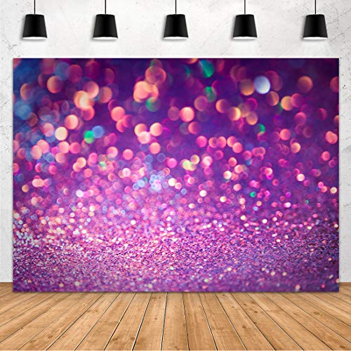 Aperturee 7x5ft Dream Light Colorful Spots Bokeh Photography Backdrop Astract Baby Shower Girl Birthday Party Network Anchor Channel Background Newborn Portrait Photo Studio Props Shooting Banner