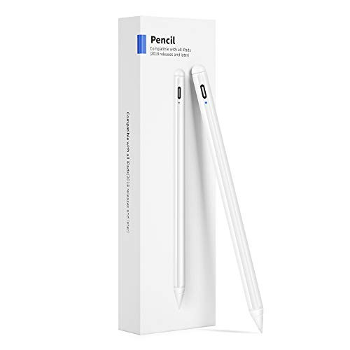 Stylus Pen for iPad with Palm Rejection, Active Pencil Compatible with Apple iPad(6 & 7th Gen), iPad Air (3rd Gen), iPad Pro (3rd & 4th Gen), iPad Mini(5th Gen)