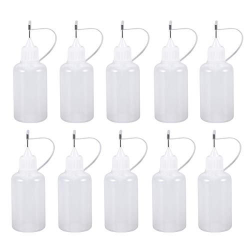 Milisten 10Pcs 30ml Needle Tip Glue Bottle Applicator DIY Quilling Tool Precision Bottle Squeeze Bottle Milisten 10Pcs 30ml Needle Tip Glue Bottle Applicator DIY Quilling Tool Precision Bottle Squeeze Bottle
