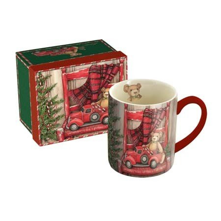 LANG - Bear In Chair - 14 Oz. Ceramic Coffee Mug - Art by Susan Winget