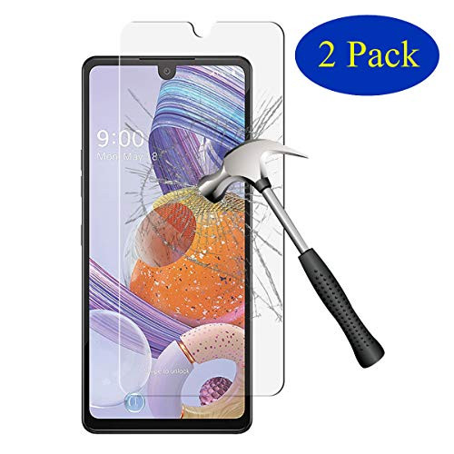 [2-Pack] Sinwere Compatible for LG Stylo 6 Tempered Glass Screen Protector, Anti-Scratch Bubble Free Screen Protector for LG Stylo 6