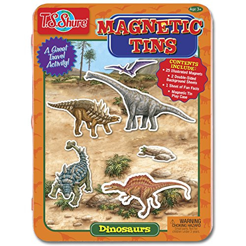 T.S. Shure Dinosaurs Magnetic Tin Playset