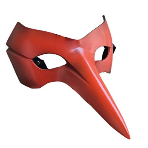 Marrol P5 Persona 5 Hero Goro Akechi Crow Mask Cosplay Prop Comic Con Halloween Party Masque Red FRP