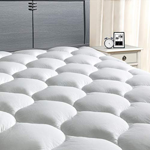 MASVIS Full XL Mattress Pad Cover 8-21Deep Pocket - Pillow Top Quilted Mattress Topper Overfilled Snow Down Alternative ?54" x 80 inch MASVIS Full XL Mattress Pad Cover 8-21Deep Pocket - Pillow Top Quilted Mattress Topper Overfilled Snow Down Alternative ?54" x 80 inch