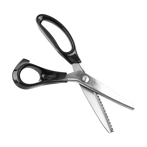 Fabric Decorative Round/Triangle Edge Stainless Steel Pinking Shears Scissors Clipper 3 5 7mm (5mm)