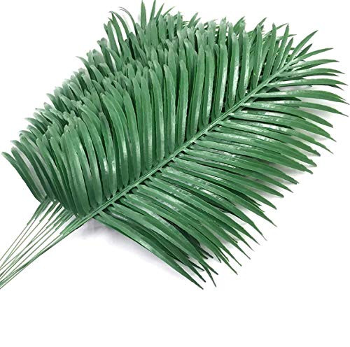 chenwei5698 12 Pack Artificial Palm Tree Leaves Tropical Plants Faux Fake Palm Frond Plant Artificial Plants Greenery chenwei5698 12 Pack Artificial Palm Tree Leaves Tropical Plants Faux Fake Palm Frond Plant Artificial Plants Greenery