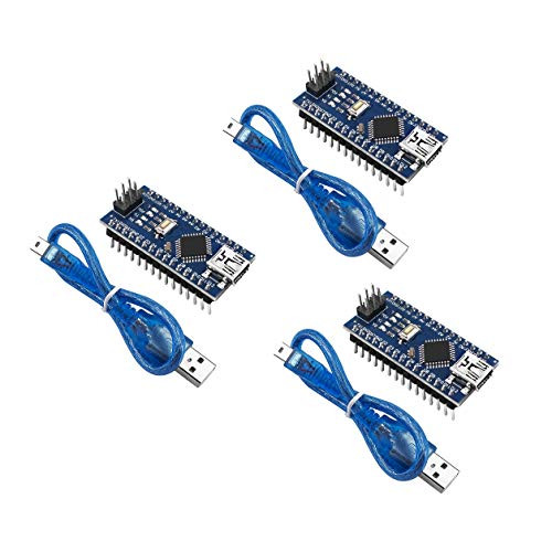 Hosyond Nano V3.0 ATmega328P/CH340 5V 16M Micro Controller Board Module Compatible with Arduino IDE