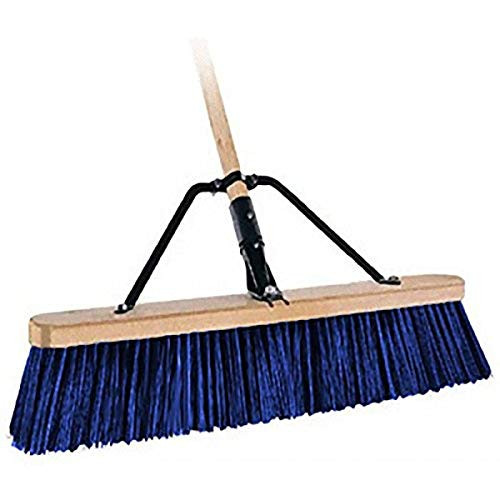 Bon Tool 21-419 Paver Broom - 24" Stiff Bristle - 5' Wood Handle