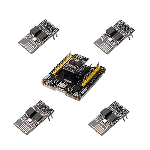 ESP8266 Flash Download Tool+ 5pcs ESP01 ESP-01s Serial Wireless WiFi Module Transceiver Send Receive LWIP AP+STA