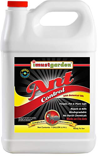 I Must Garden Ant Control: All Natural Ant Spray Kills on Contact and Repels  Safe for Pets/Kids  Indoor/Outdoor - 1 Gallon Ready-to-Use