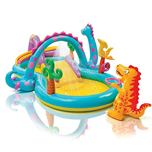 Intex Dinoland Inflatable Play Center, 119in X 90in X 44in, for Ages 2+