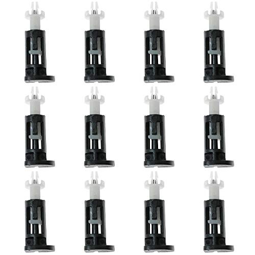 Magic&shell Heatsink CPU Pin 12PCS Mounting Plastic Pins Push Screw for Intel LGA Socket 775 CPU Cooler Heat Sink Fans