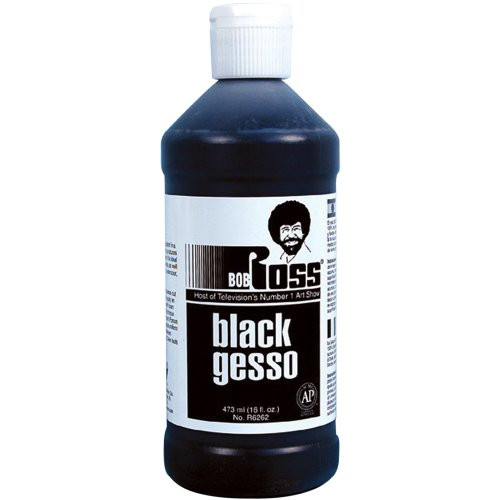 Martin & F. Weber Bob Ross 473-Milliliter Gesso, Black