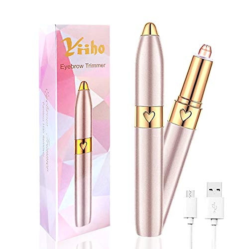 Eyebrow Trimmer, Rechargeable Eyebrow Razor, Painless-Precision Eyebrow Hair remover Eyebrow Shaper Tool For Face Lips Nose Facial Hair Removal for Men Women Eyebrow Trimmer, Rechargeable Eyebrow Razor, Painless-Precision Eyebrow Hair remover Eyebrow Shaper Tool For Face Lips Nose Facial Hair Removal for Men Women