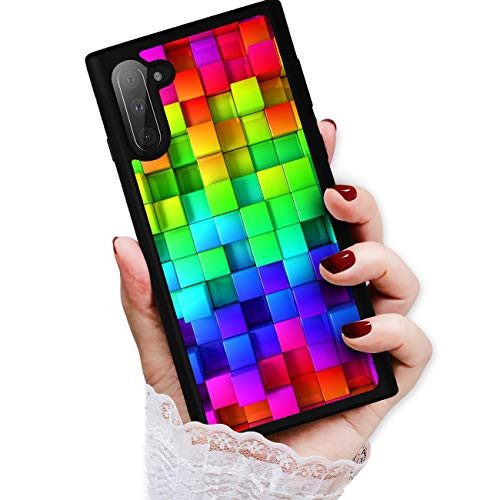 for Samsung Note 10, Galaxy Note 10, Art Design Soft Back Case Phone Cover, HOT12216 Abstract Rainbow