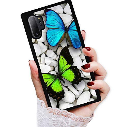 for Samsung Note 10+, Galaxy Note 10 Plus, Art Design Soft Back Case Phone Cover, HOT12124 Butterfly