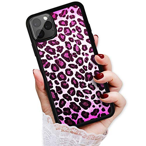 for iPhone 11 Pro, Art Design Soft Back Case Phone Cover, HOT12119 Purple Leopard
