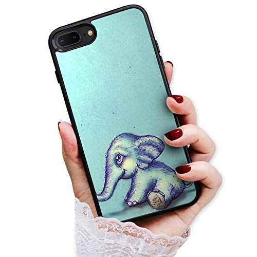 for iPhone 8, iPhone 7, iPhone SE 2 (2020), Art Design Soft Back Case Phone Cover, HOT12121 Baby Elephant